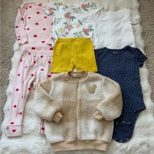 Kids Cozy Beige Jacket and Loungewear Set- Play, Home clothes ( Some Stains)